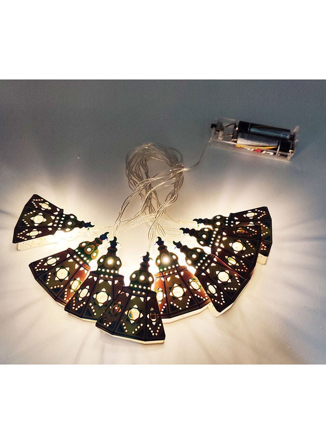 NIBEMINENT Ramadan String Lights Multicolour 200cm - Image 2