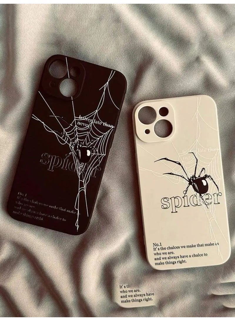 Shein 2 Pieces Velvet Pattern Full Protective Mobile Phone Case Compatible with iPhone 13 - Image 1