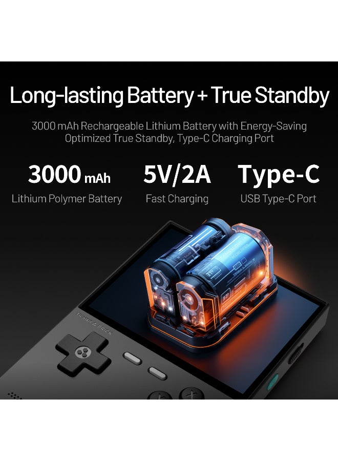 TRIMUI Brick Retro Game Console Portable Retro Gaming WiFi Multiplayer 3.2-inch 1024*768 IPS Screen 3000mAh Built-in 64G TF Card Linux Retro Handheld - Image 5