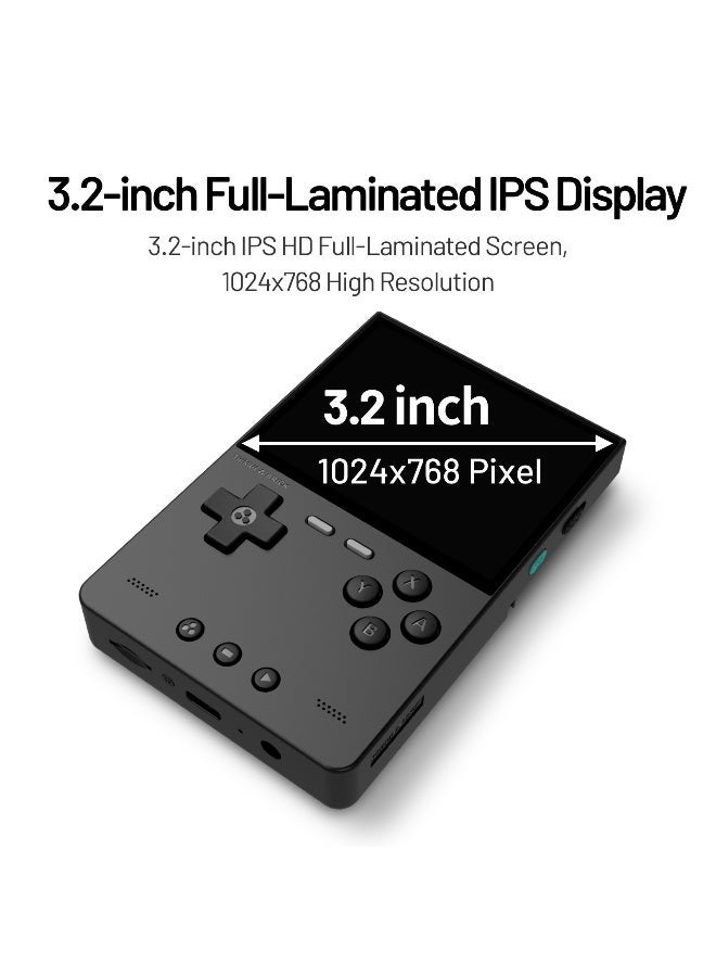 TRIMUI Brick Retro Handheld Game Console, Mini Video Gaming Console, 3.2'' Retro Gaming Console with IPS Screen 64G TF Card 14000+ Classic Games 30+ Emulators 3000mAh Battery Linux System - Image 3