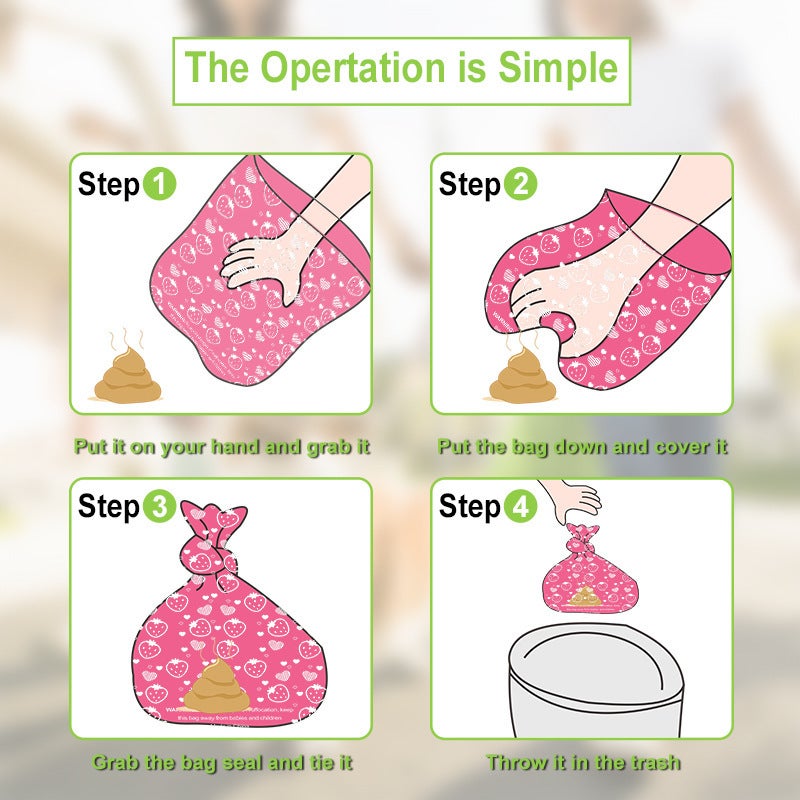 HJ Biodegradable Pet Waste Bags for Outdoor Dog Walking - Image 4
