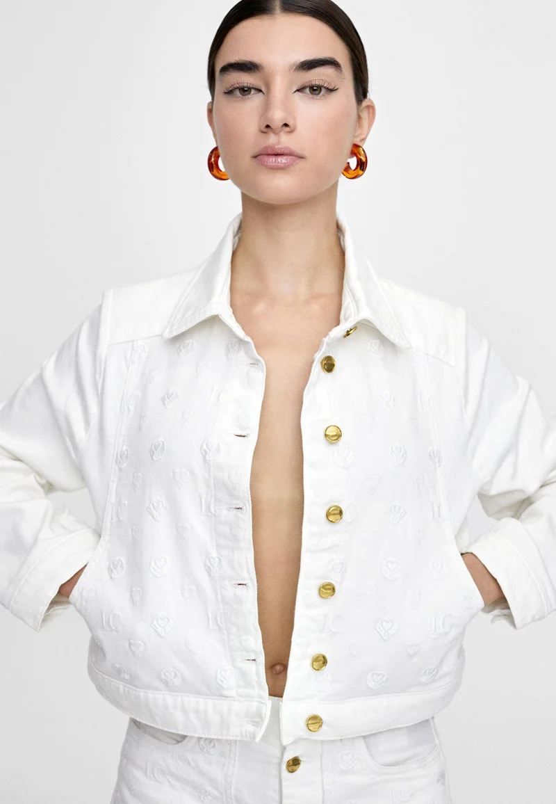 Lola Casademunt Monochrome embroidered jacket