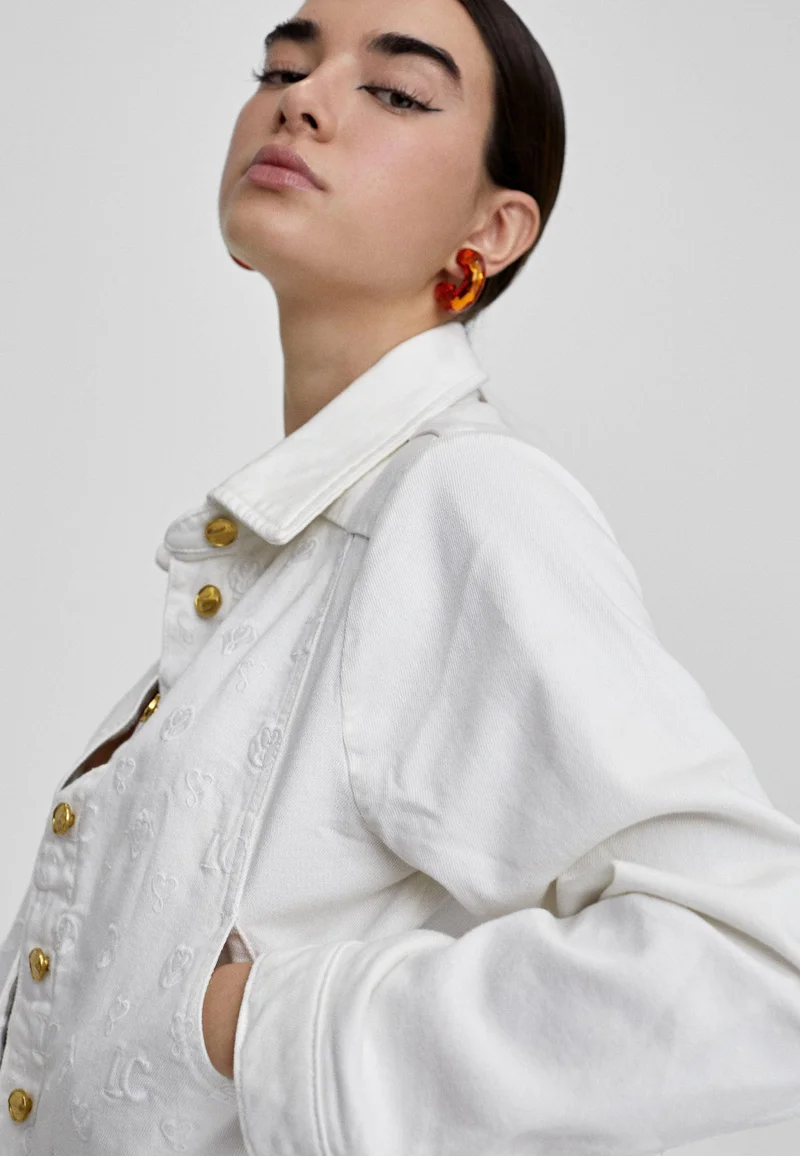 Lola Casademunt Monochrome embroidered jacket