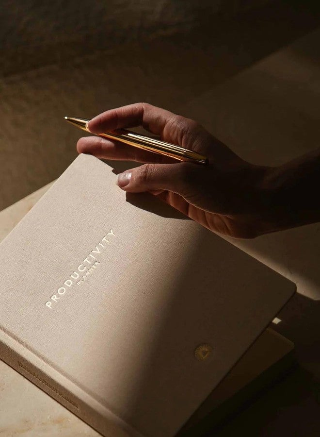Intelligent Change Engraved Gold-Plated Inspirational Pen, Thank Yesterday Love Today Create Tomorrow - Luxury Gift for Women and Men - Image 2