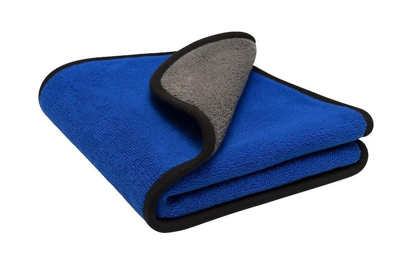 Edgeflex Double-Sided Microfiber Cleaning Cloth for Cars – Ultra Soft, Super Absorbent, Lint-Free, Scratch-Free Towel for Car Wash, Polishing & Detailing – (40x40 cm) - Image 1