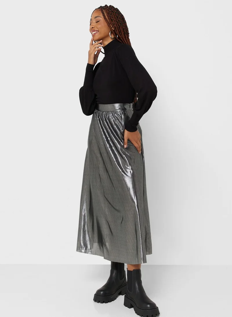 ONLY Balloon Sleeve High Neck Sweater