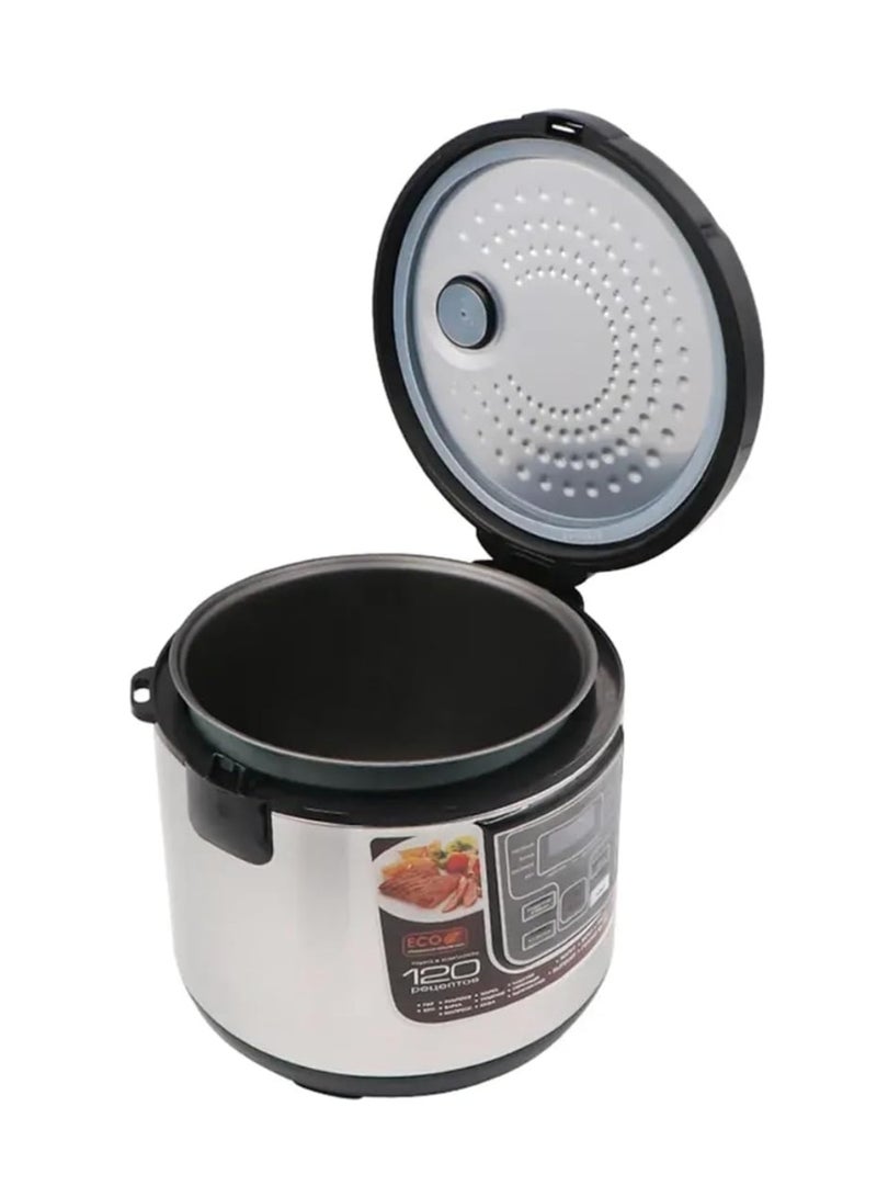 Haley 1000W Multi-Function Electric Rice Cooker - 6L Capacity, Non-Stick Interior, LCD Display - Perfect for Rice, Steaming, Soups - Image 4