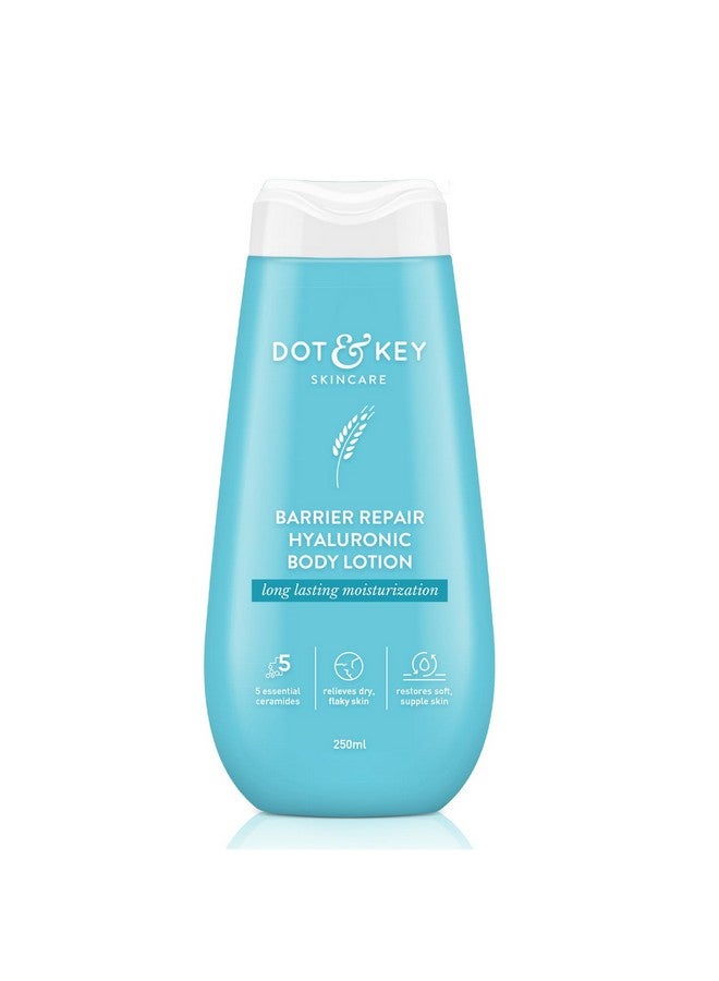 Dot & Key Dot & Key Barrier Repair Hyaluronic Body Lotion for Deep Nourishing & Long Lasting Moisturization | With Hyaluronic & 5 Essential Ceramides |Quick Absorbing & Non Greasy | For Dry & Flaky Skin | 250ml - Image 1