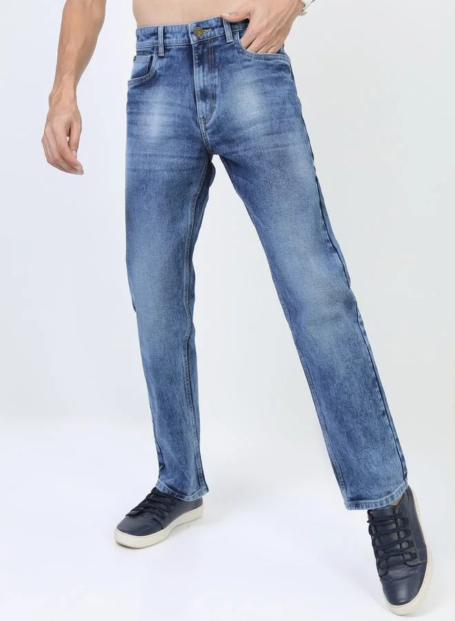 HIGHLANDER Mid Rise Light Fade Jeans by Styli