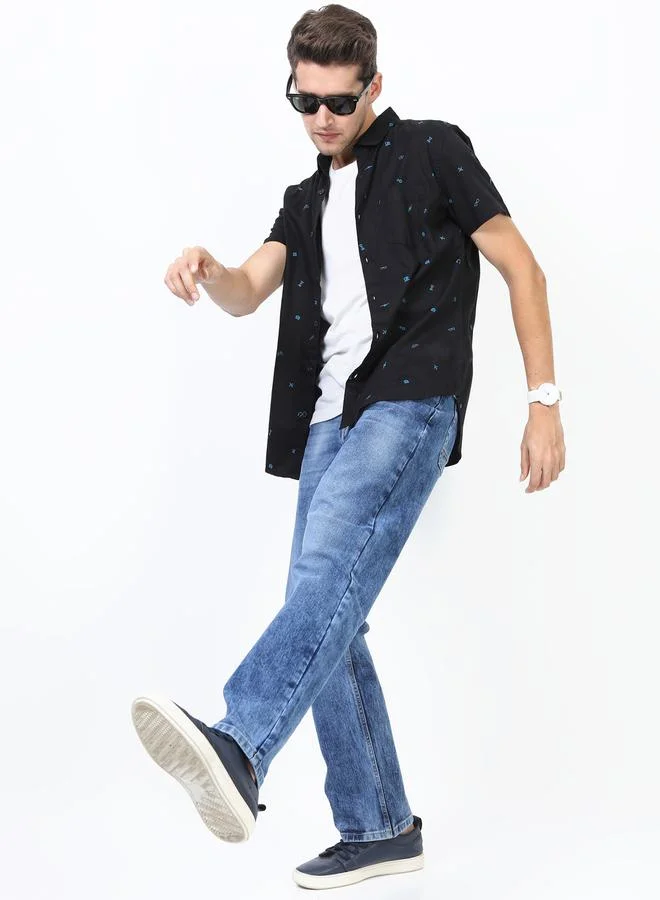 HIGHLANDER Mid Rise Light Fade Jeans by Styli