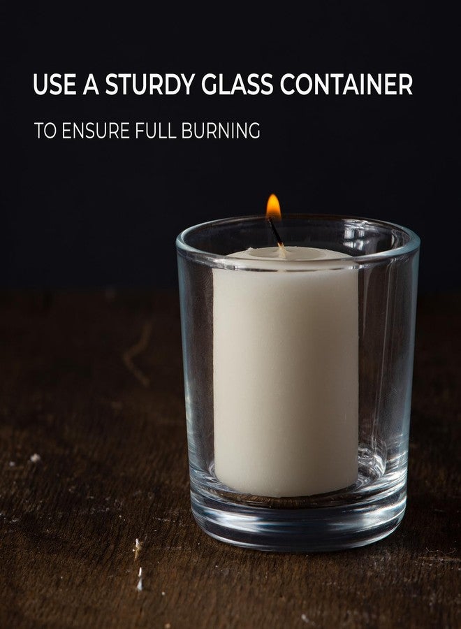 CANDWAX Unscented Ivory Votive Candles Set of 36 - Clean-Burning, Long-Lasting 15 Hour Burn - Ideal for Weddings, Home Décor, Spa, Events - Bulk Value for Versatile Use - Image 3