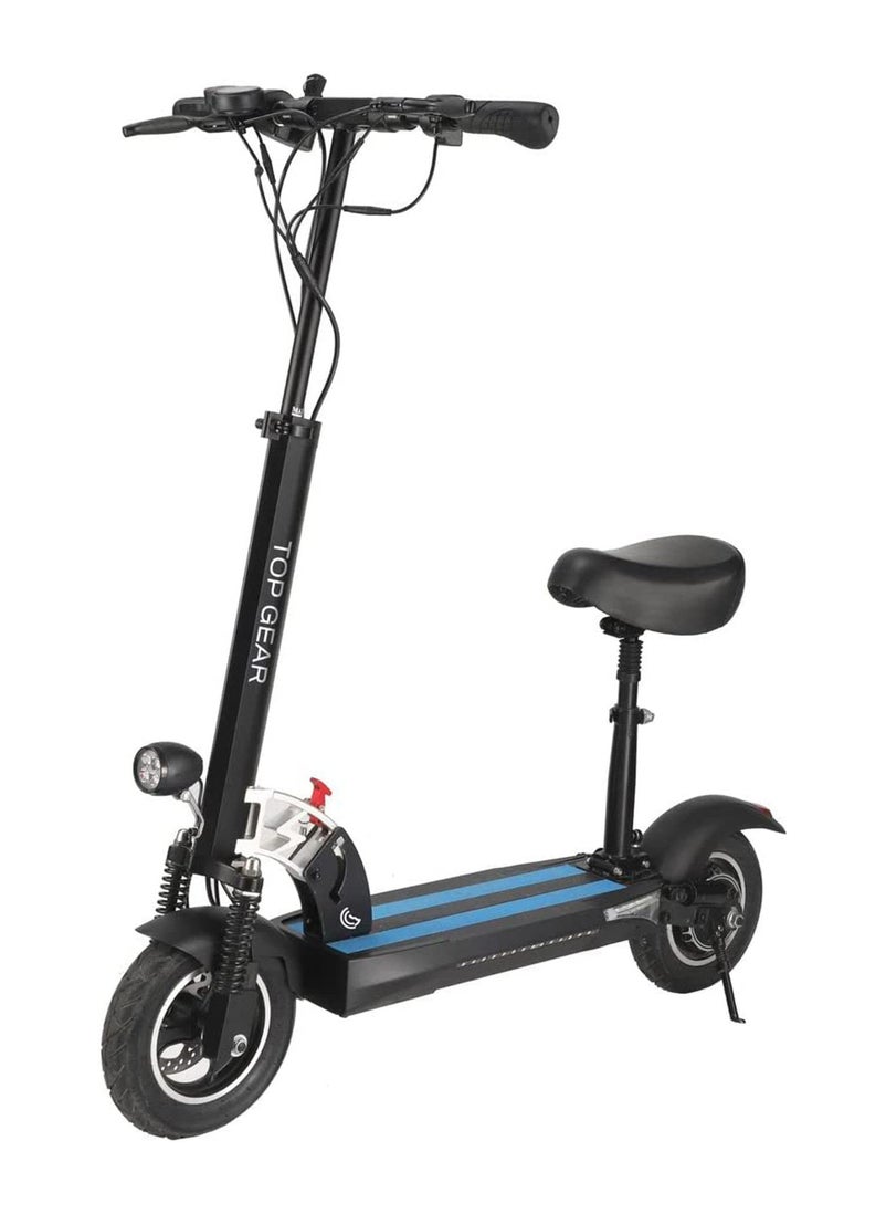 Top Gear Gear Tg 800 48V Lithium Adult'S Electric Scooter Blue 