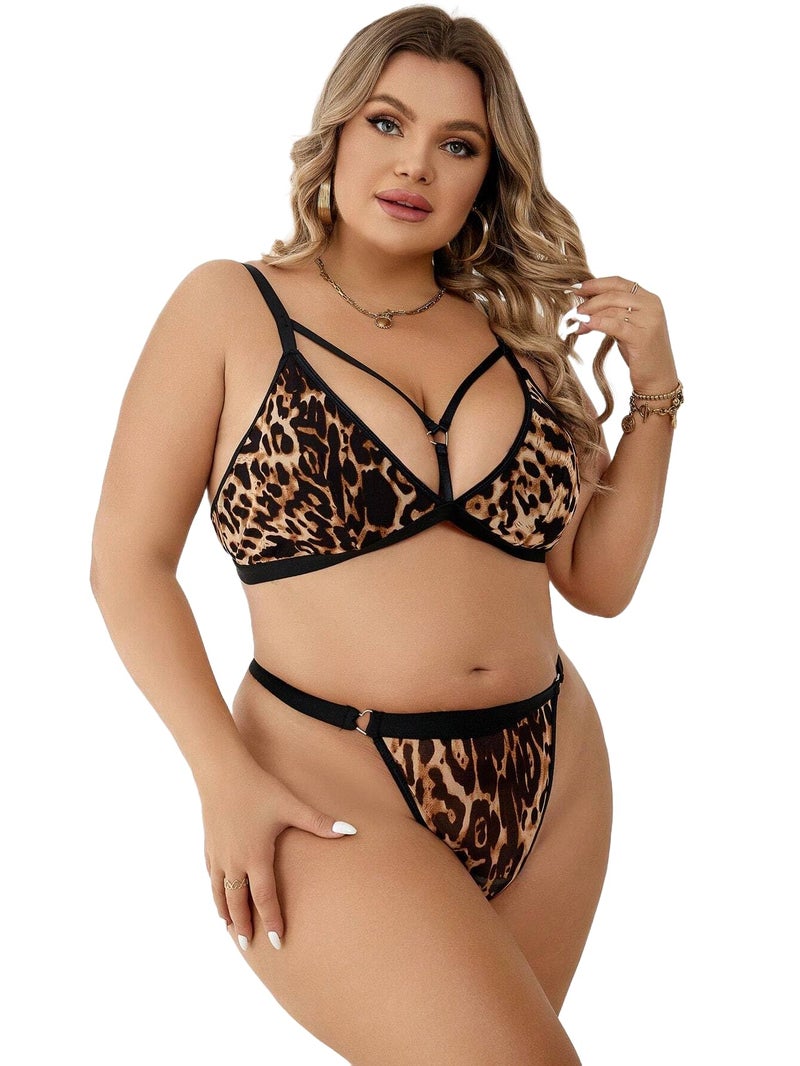 GirlFriend Women Babydoll Nightwear Swimwear Beachwear Sheer Honeymoon Lingerie Bra with Panty Set Chrismas Bikini Wife New Year Babydoll Valentine Festival Bikini - Image 1