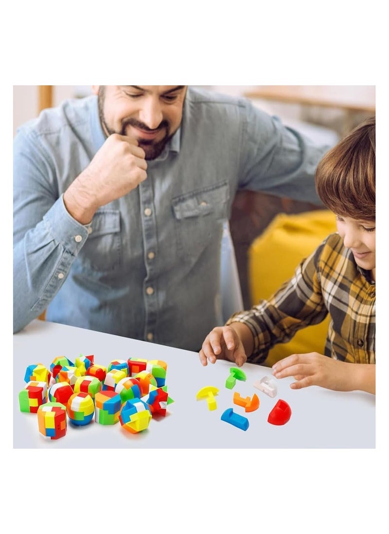 TOY GARDEN 6-in-1 Educational Puzzle Toy Set for Kids: Colorful 3D Geometric Brain Teaser Shapes to Enhance Cognitive Skills, Logical Thinking, and Creativity - Ideal for Ages 3+  - Image 5