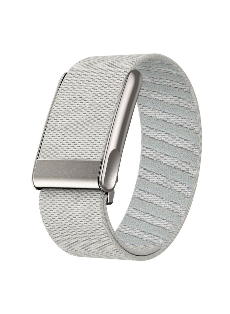 Aookay Stretchy Nylon Replacement Band Compatible For Whoop MG Wearable Fitness Tracker Accessories Men & Women Fashion Adjustable Wristband Breathable, Comfortable & Easy to Use Strap (Starlight)  - Image 1