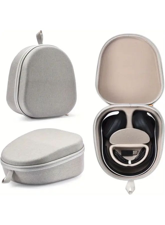 Sony Pulse Elite Headset Storage Case Black Hard Shell Portable Gaming Travel - Image 1