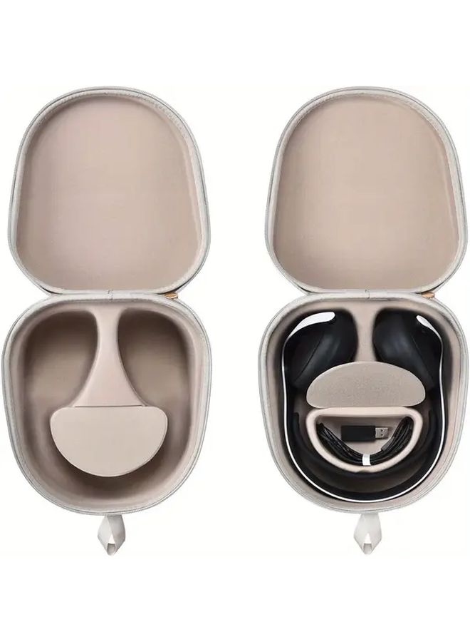 Sony Pulse Elite Headset Storage Case Black Hard Shell Portable Gaming Travel - Image 2