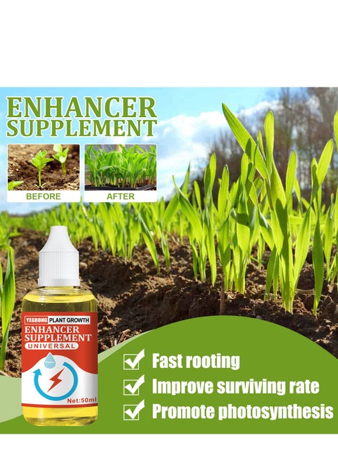 Plant Growth Enhancer Supplement Universal for Transplant and Rescue The Disease Seedlings, Promotes Rooting
