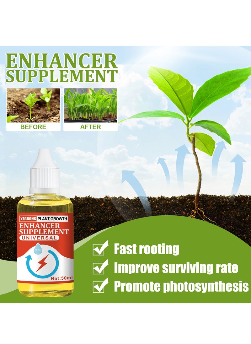 YEGBONG Plant Growth Enhancer Supplement Universal for Transplant and Rescue The Disease Seedlings, Promotes Rooting  - Image 3