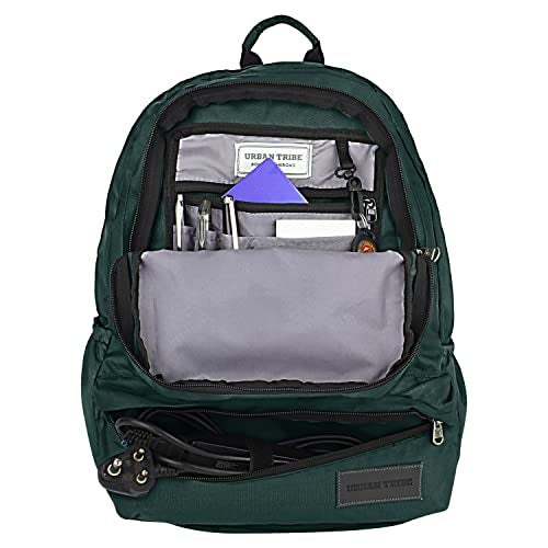 URBAN TRIBE Havana Laptop Backpack Medium Size For Men & Women | Laptop Bag 15.6 Inch | Office Work/Casual/College/Travel Bag | Green, 27L - Image 5