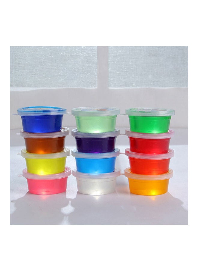 NIBEMINENT 12-Piece Round Plastic Box Set with Lids Clear  - Image 3