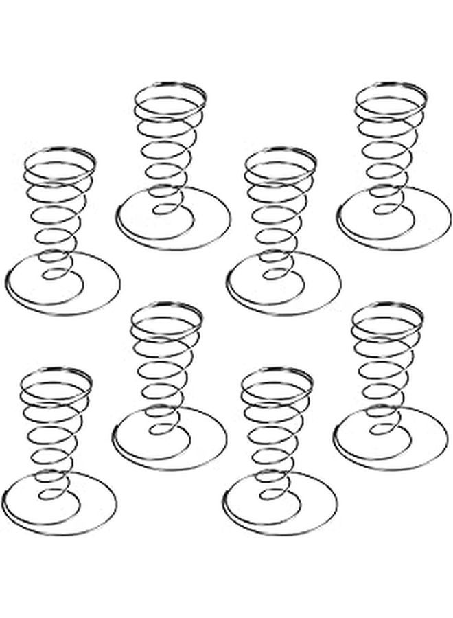 Set of 8 Stainless Steel Ice Cream Cone Holders for Stable Serving Easy to Clean - Image 1