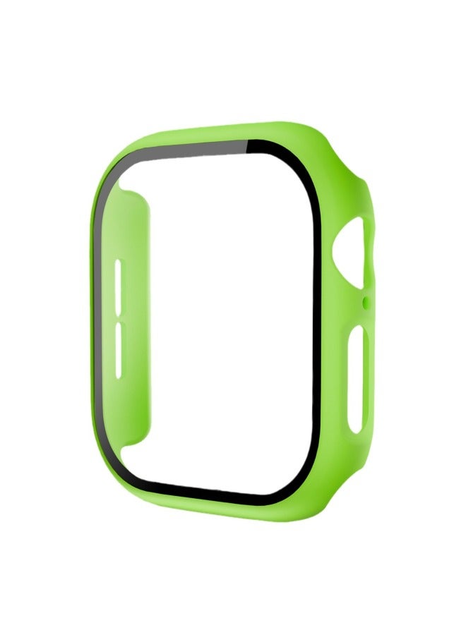 Suitable For Apple Watch Protective Case 10 Generation 42mm/46mm Case Film Integrated Case I Watch S10 Protective Case-Color:24.silver-Dimensions:S10-42mm (with Opp Bag)