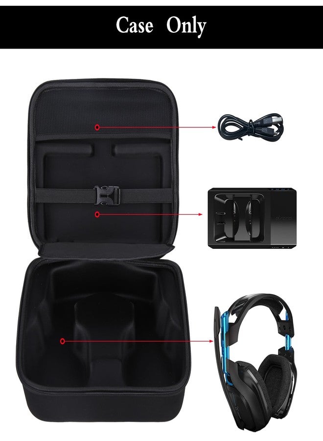 Aproca Hard Case Compatible with Logitech G Astro A50 X/Astro Gaming A50 Wireless Dolby Gaming Headset, Portable Storage Bag for Accessories (Black) - Image 2