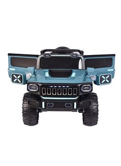 Cute ninos 4-motor electric kids car, 12V battery, with open doors and stunning lighting, vibrator mode, USB/Aux music, remote control  - Image 2