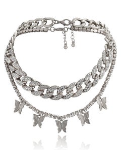 Women's Multi-layer Chain Butterfly Decor Necklace