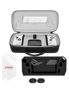 Muyixin For ASUS ROG Ally Carrying Case Large Capacity EVA Hard Shell Gaming Console Storage Case with Soft Silicone Case 2 Screen Protector and 2 Thumb Grips for ROG Ally Travel Case Hard Shell Bag  - Image 1