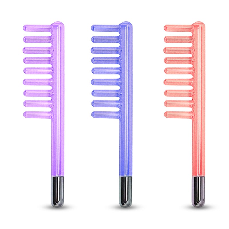 Elitzia قضيب الكترود أنبوب زجاجي يدوي قطع غيار لأداة التردد العالي إليتسيا ETJX006AS (مشط بنفسجي) - Image 3