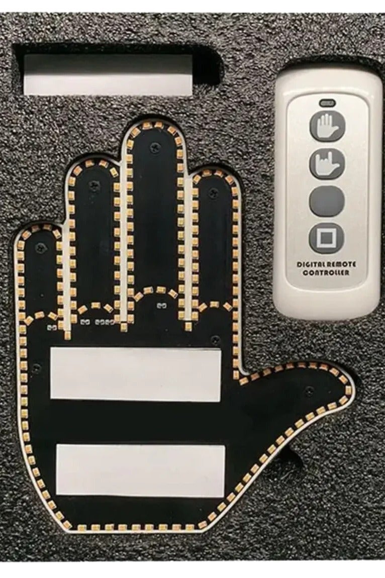 LED Car Hand Gesture Signal Light – Remote Controlled with Multiple Gesture Shapes - Image 3
