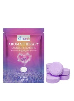 Shower Steamers Aromatherapy, Shower Bombs Birthday Gifts, Organic with Chamomile Rose Lavender Mint Watermelon Eucalyptus Essential Oil, Vapor Steam Tablets - Relaxation Gifts for Women 7pcs
