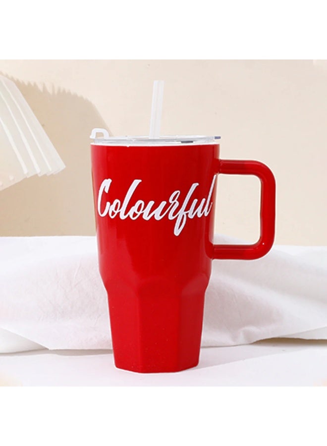 Mug with Straw - Image 1