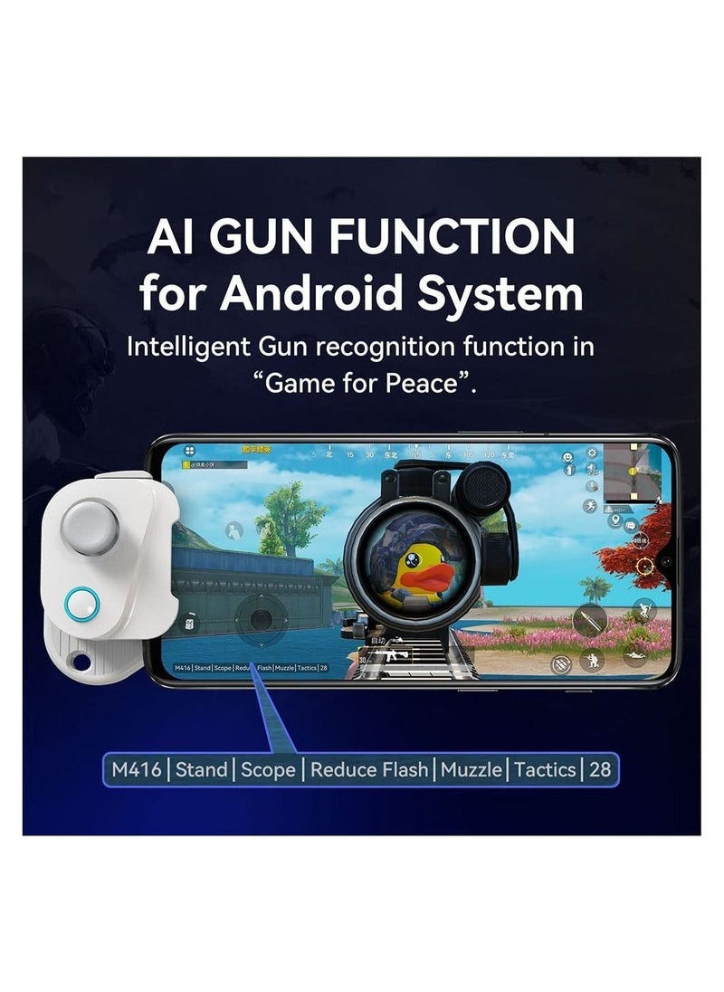 Generic - Mobile Game Controller Joystick, Bluetooth Mobile Phone Gamepad with Most Games (PUBG,Call of Duty Mobile CODM,Wild Rift,Genshin Impact,LOL,CF)Trigger Joystick For IOS 13.4 Above Android Tablet - Image 1