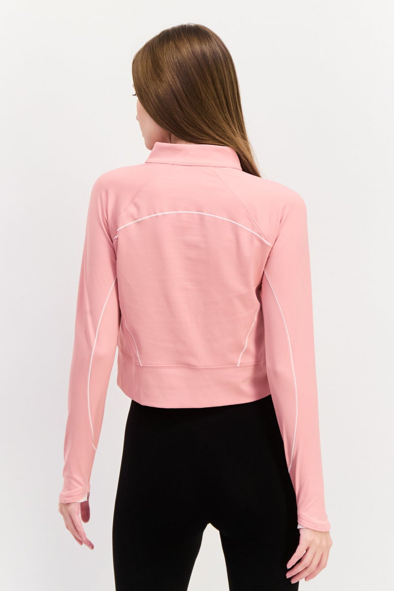 UNDER ARMOUR Women Sportswear Fit Training Top, Pink - Image 2