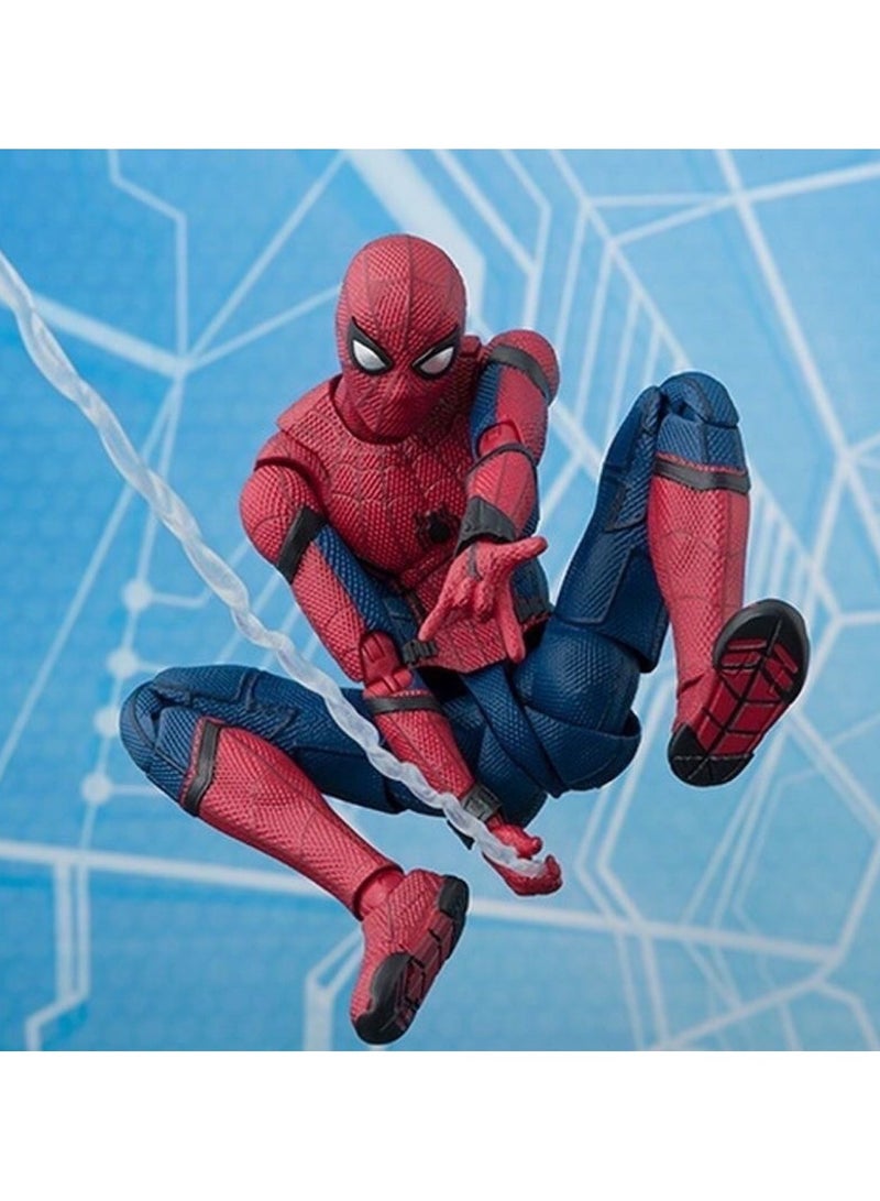 General SHF Spider-Man, Bug homecoming season, backpack, Marvel Spider-Man, movable boxed figure model for family and friends (18cm)  - Image 1