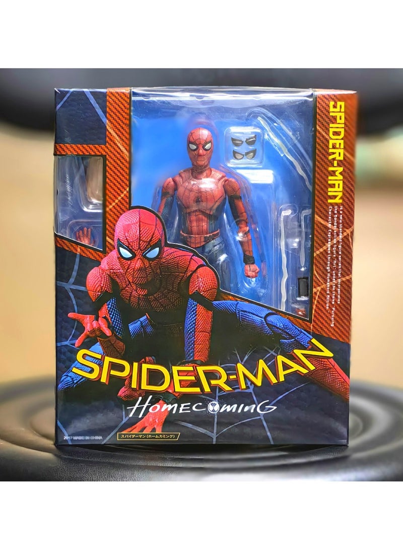 General SHF Spider-Man, Bug homecoming season, backpack, Marvel Spider-Man, movable boxed figure model for family and friends (18cm)  - Image 5