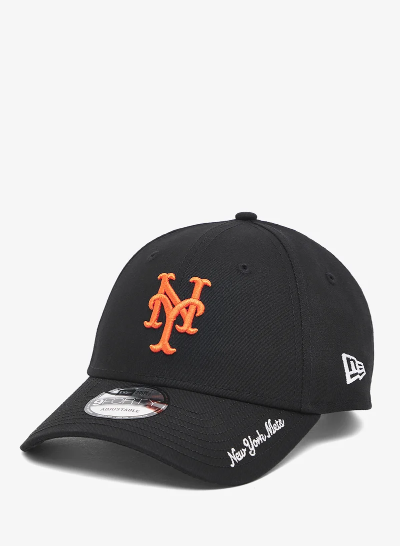 9Forty New York Mets Visor Script Cap