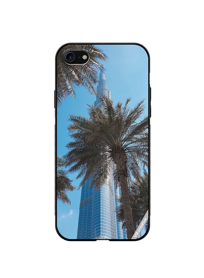 VR CREATIVE Protective Case Cover For Apple iPhone SE (2022) Royal Burj Khalifa Design Multicolour - Image 1