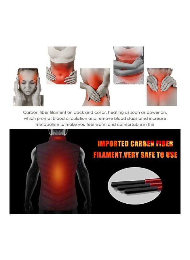 HALAMODO Electric Thermal Heating Long Sleeves Jacket XXL  - Image 5