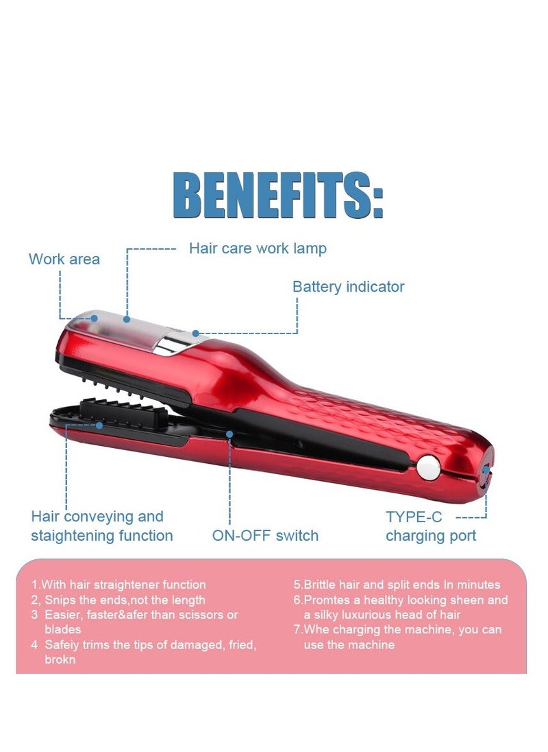 Generic - Rechargeable Cordless Split Hair Trimmer, Hair Split Ends Trimmer, Remover Damaged Hair, Repair Hair Care Treatment - Image 1