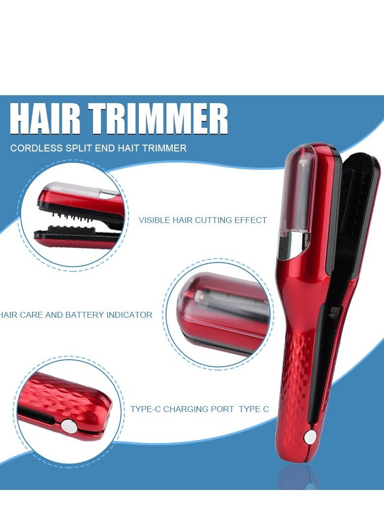 Generic - Rechargeable Cordless Split Hair Trimmer, Hair Split Ends Trimmer, Remover Damaged Hair, Repair Hair Care Treatment - Image 1