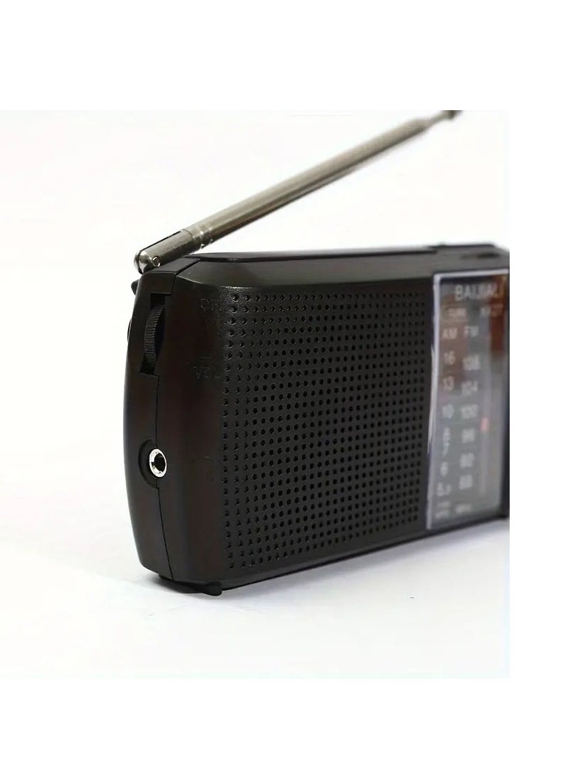 Arabest Vintage FM Radio Cross-border Elderly Portable Fashion Retro Radio AM FM SW Two Band Radio, Portable Radio AM FM, Transistor Radio With Speaker, Headphone Jack  - Image 4