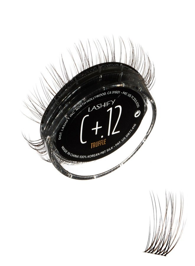 Lashify عبوة إعادة تعبئة رموش Lashify Curl Plus+ 12mm Gossamer بلون الكمأة، رموش صناعية سهلة التركيب بنفسك لإطلالة طبيعية ورقيقة تدوم طويلاً - Image 1