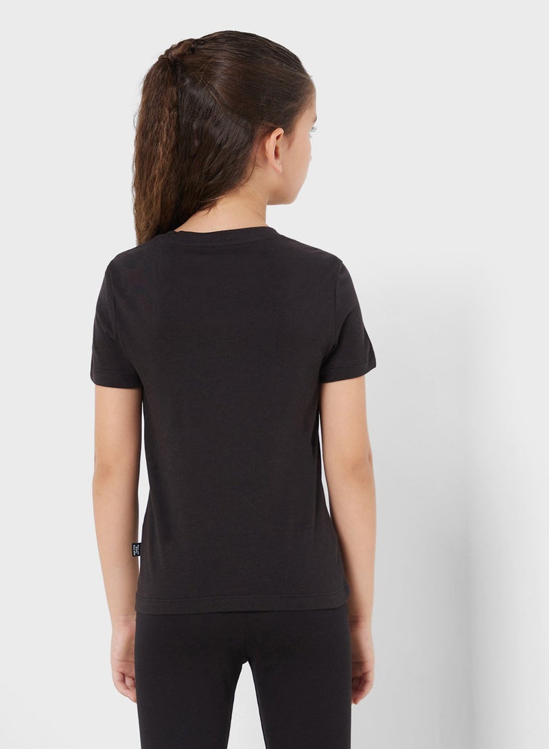 بوما تيشيرت يوث أساسي مزين بكتابة - Image 2