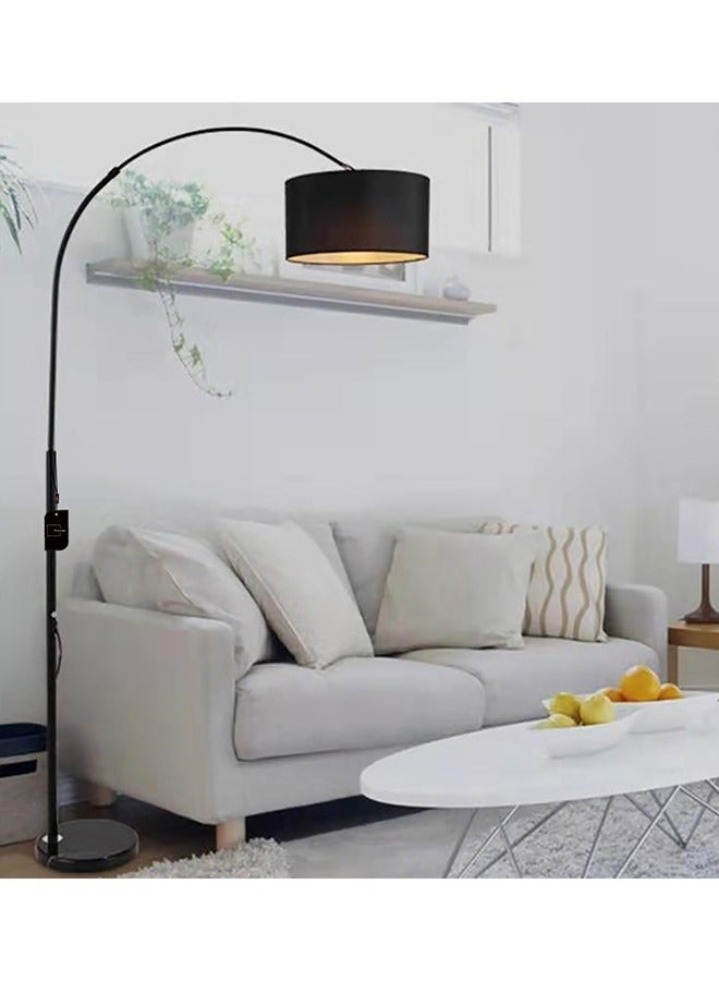 DIDA Floor Lamps for Living Room with Adjustable Hanging Drum Shade for Reading Lamp for Bedroom Office Combination - Image 2