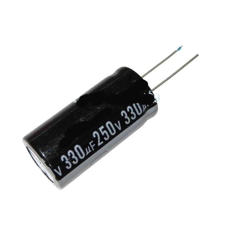 5Pcs 250V 330uF 18x36mm Electrolytic Capacitor - Image 2