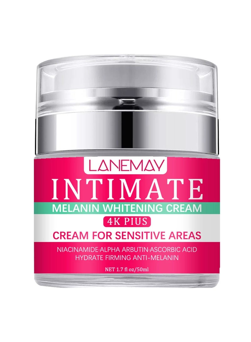 LANEMAY Intimate Area Whitening Cream – Fade Dark Spots Moisturizing Firming Soothing Private Skin Brightening Cream, Gentle for Sensitive Areas - Image 1